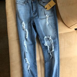 Brand new jeans super high waisted